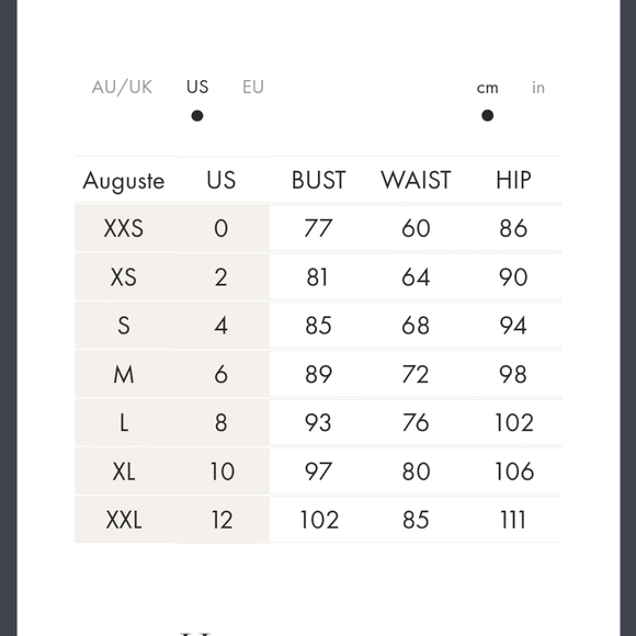 NWT Auguste The Label Wrap Dress High Low Charcoal Floral Print Size Large (8) - Picture 14 of 14